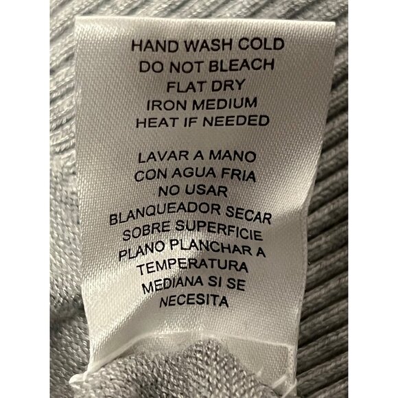 Joseph A. Men's Size M Grey Turtleneck Sweater Stretch Ribbed SOFT Comfortable - Picture 16 of 16